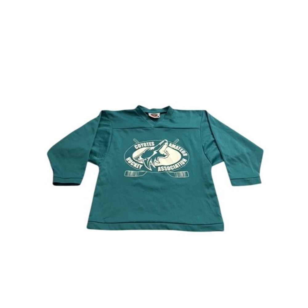 K1 Sportswear Hockey Jersey Youth Medium Teal Coyotes Amateur Association Good
